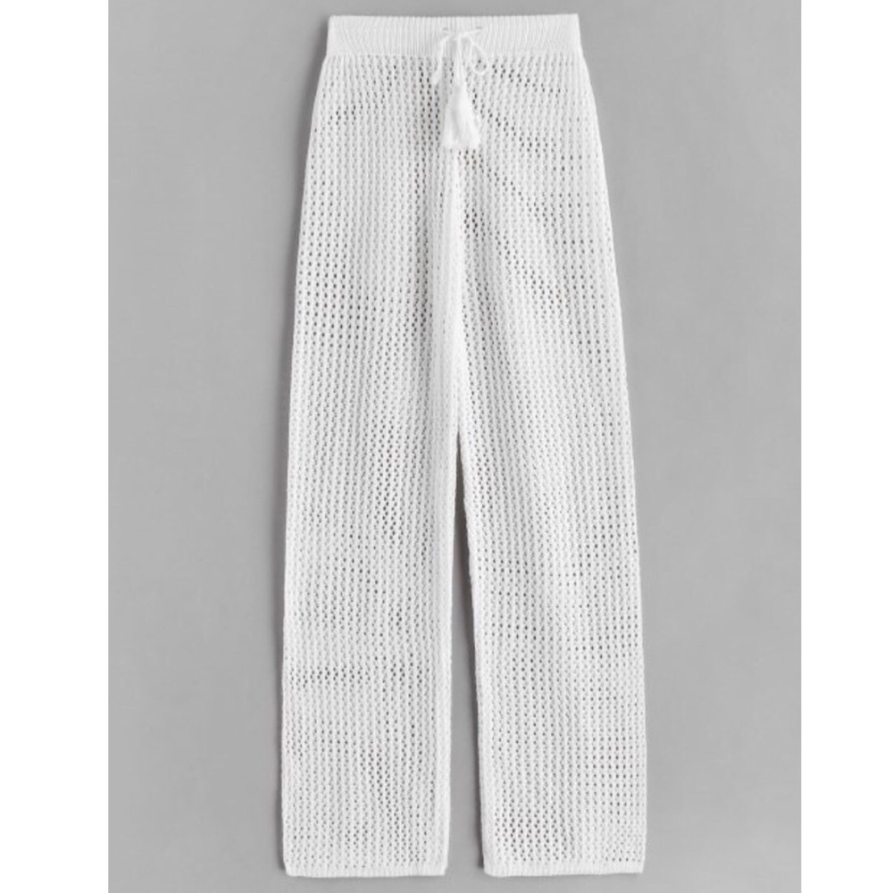 Crochet cover up pants